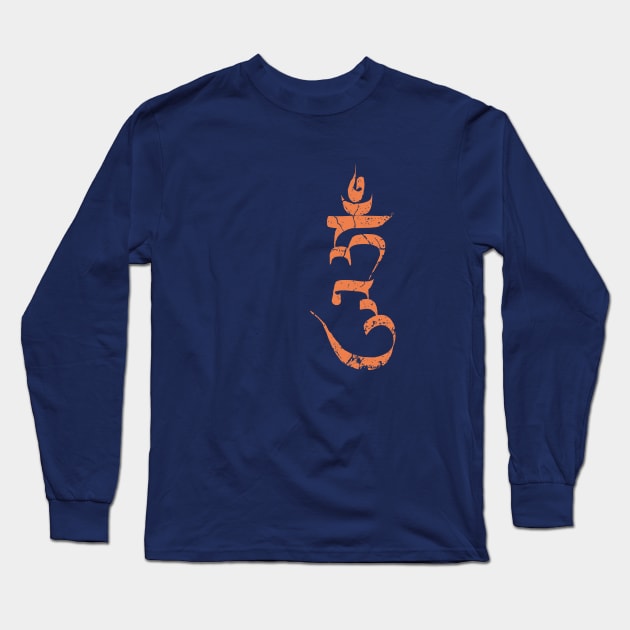 Hum - “om mani padme hum” Long Sleeve T-Shirt by JW